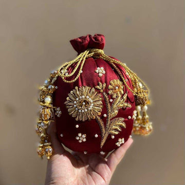 Deep Maroon Batwa – A Timeless Elegance For Bridal/Wedding